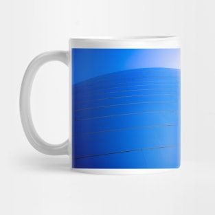 Blue Metal Mug